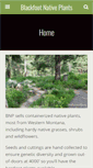 Mobile Screenshot of blackfootnativeplants.com